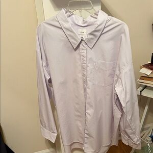 Wilfred Relaxed Poplin Shirt NWOT L